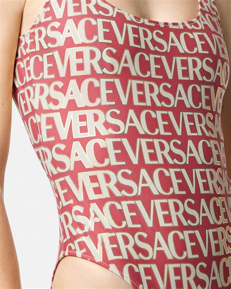 versace bademode|Versace one piece swimsuit.